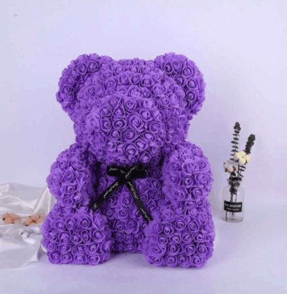 Classic Collection Purple Rose Bear - Image 4